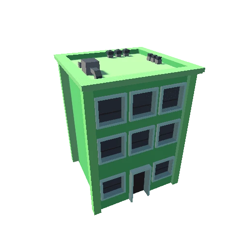 Small Building - Green 00